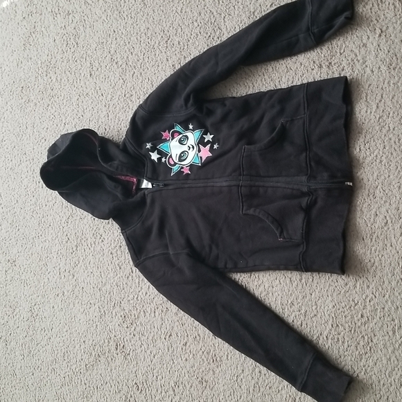 Joe Boxer Girl's Full-Zip Hoodie - Picture 1 of 10
